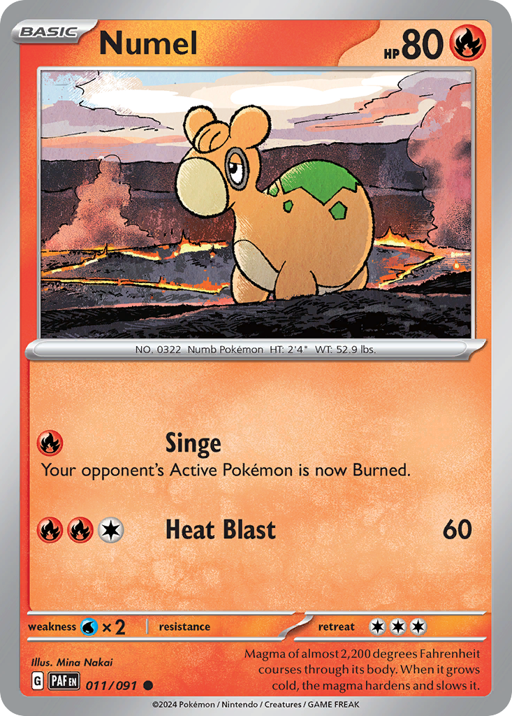 Paldean Fates Numel #11/91